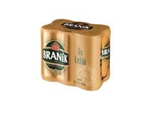 BRANÍK Světlý ležák pivo 12° 6 x 500 ml plech