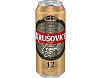 KRUŠOVICE Pivo světlý ležák 12° 6 x 500 ml plech
