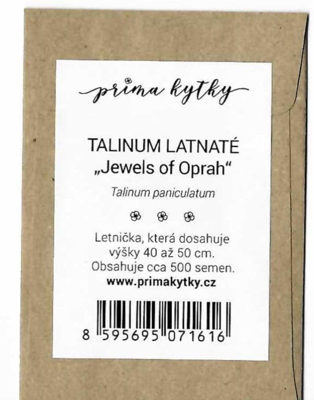 Prima kytky Talinum latnaté "Jewels of Oprah"