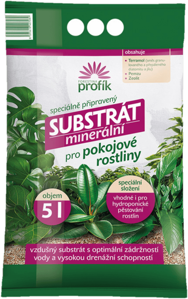 Substrát Forestina Profík pokojové rostliny minerální 5l