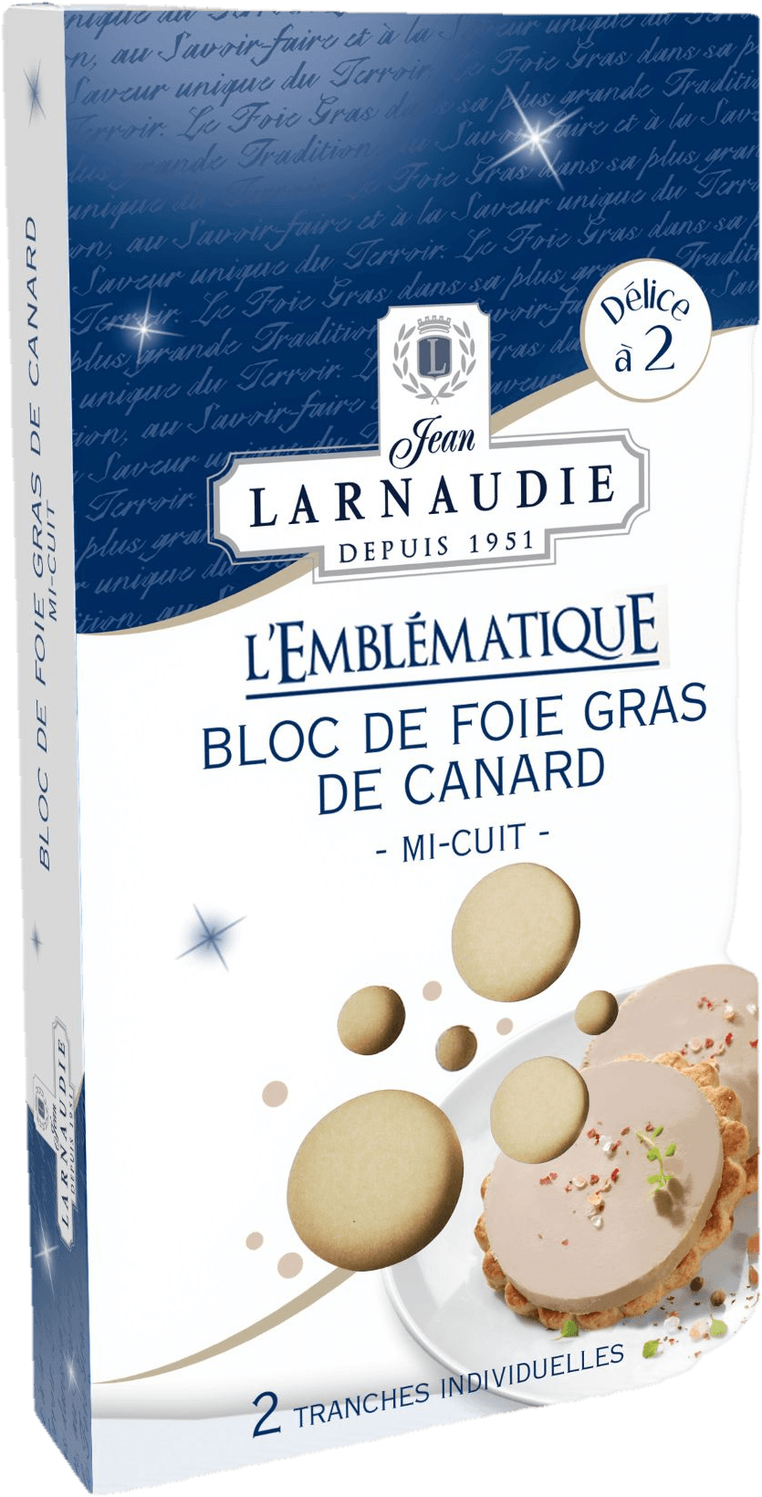 Jean Larnaudie Kachní Foie Gras Blok Duo