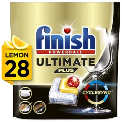 Finish Ultimate Plus Kapsle do myčky nádobí – Lemon