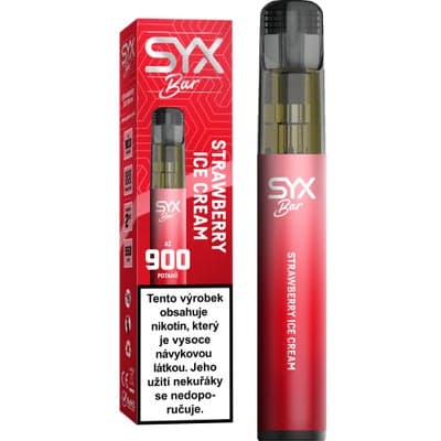 SYX BAR Strawberry Ice Cream (16,5 mg)