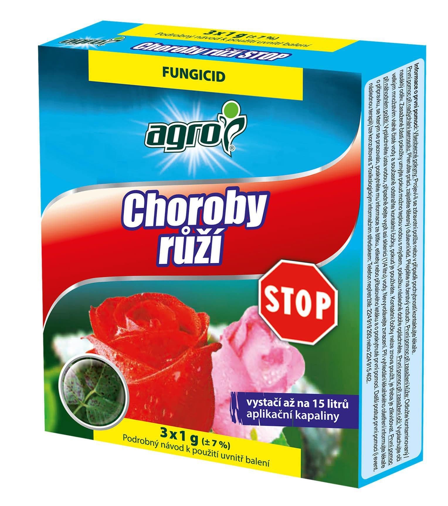 Choroby růží STOP 3x1g