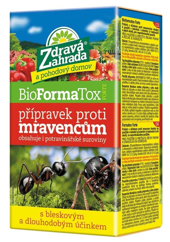 Zdravá zahrada Bioformatox Forte biocid proti mravencům 200 g