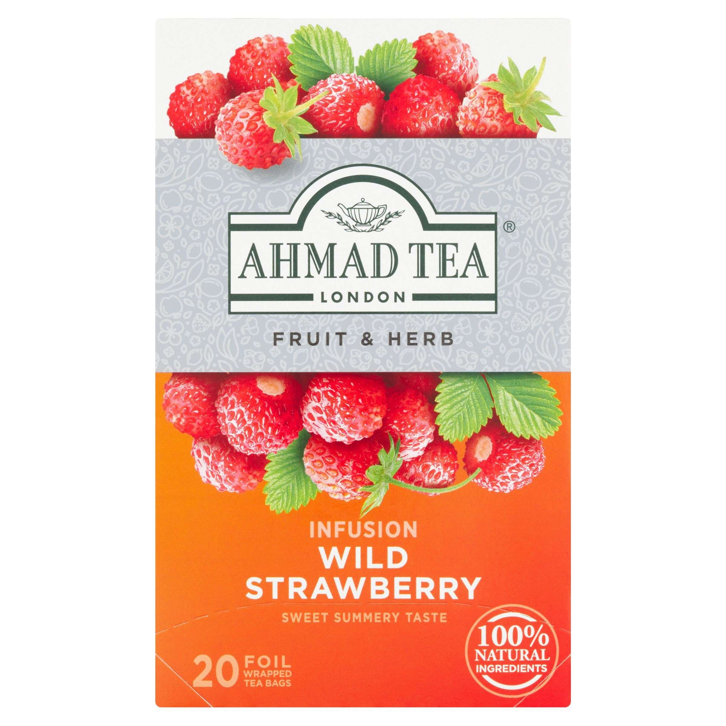 Ahmad Tea Ovocný čaj aromatizovaný s příchutí lesních jahod 20x2 g