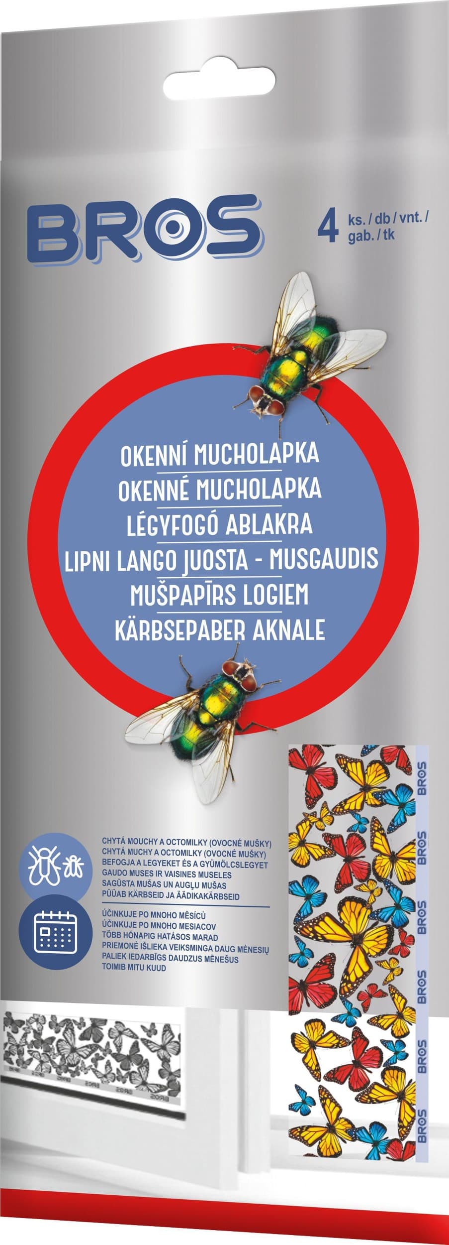 Mucholapka BROS okenní 4ks