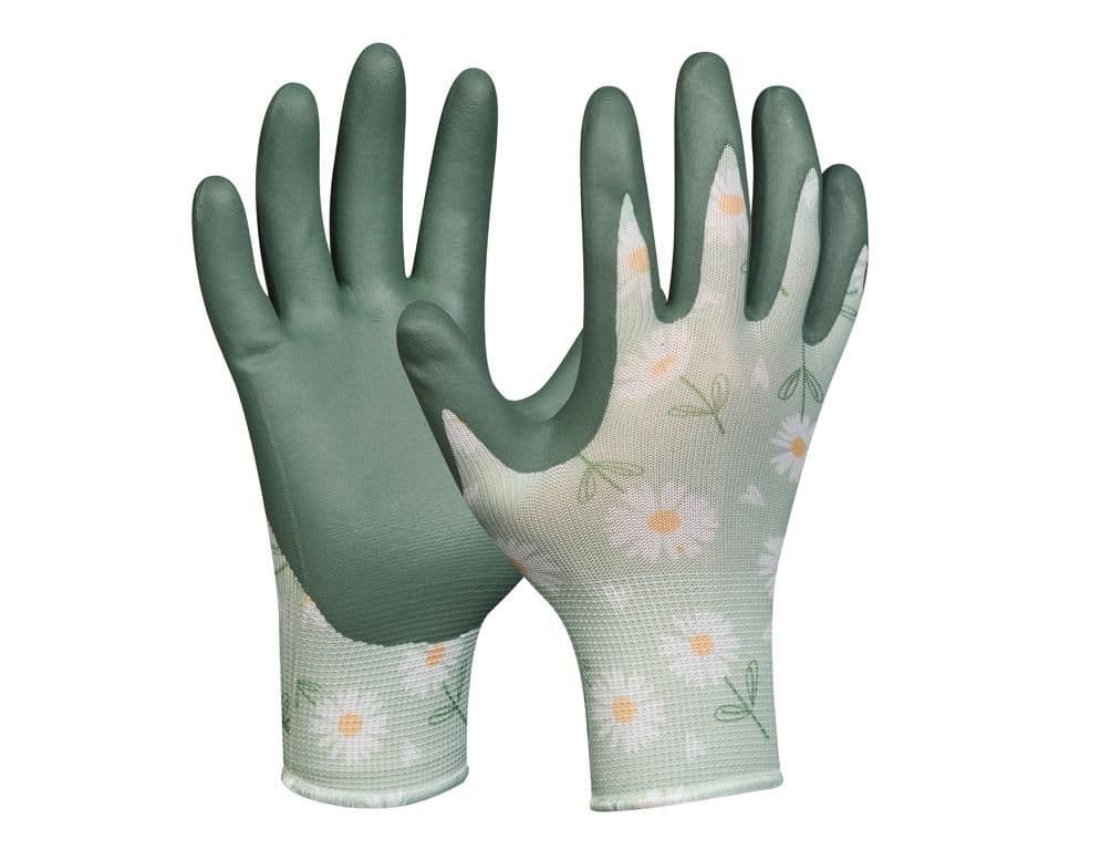Rukavice GARDENLUXE - DAISY pracovní velikost 8 zelená
