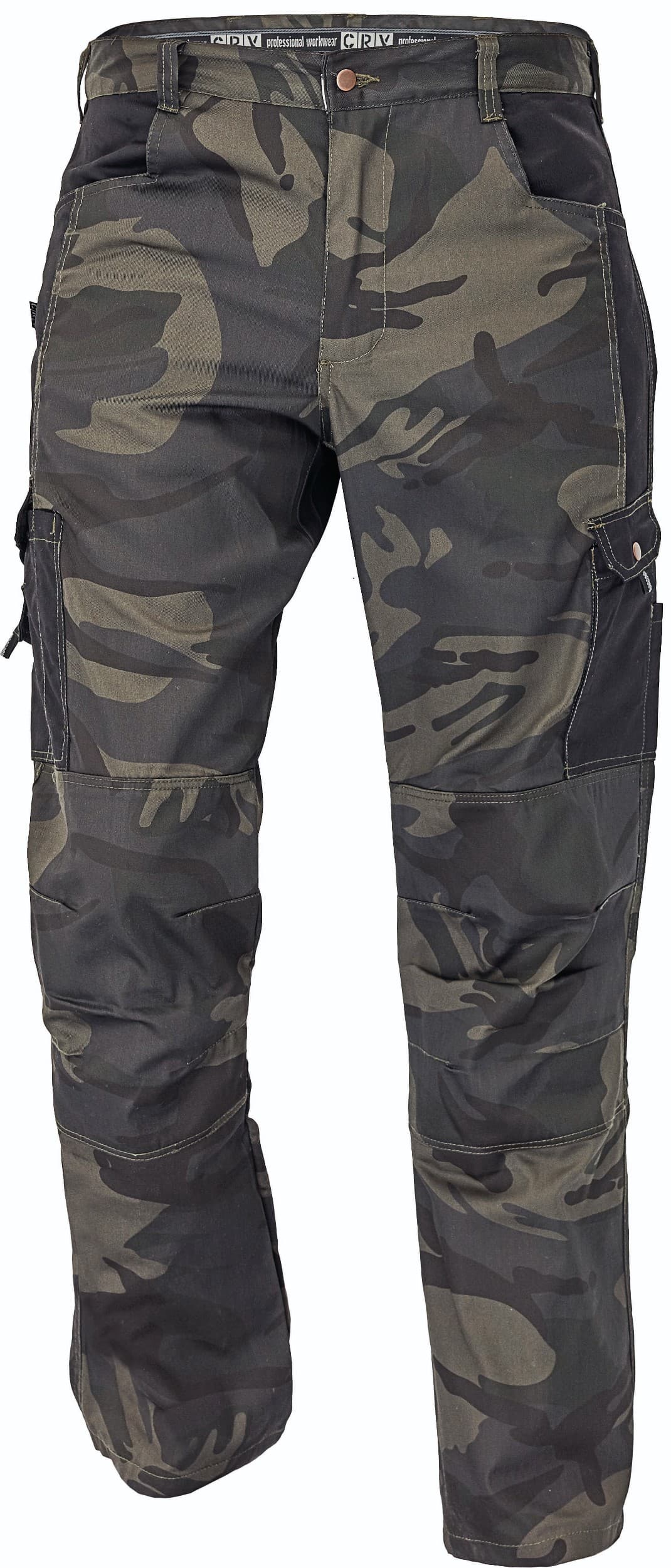 CRAMBE kalhoty camouflage S