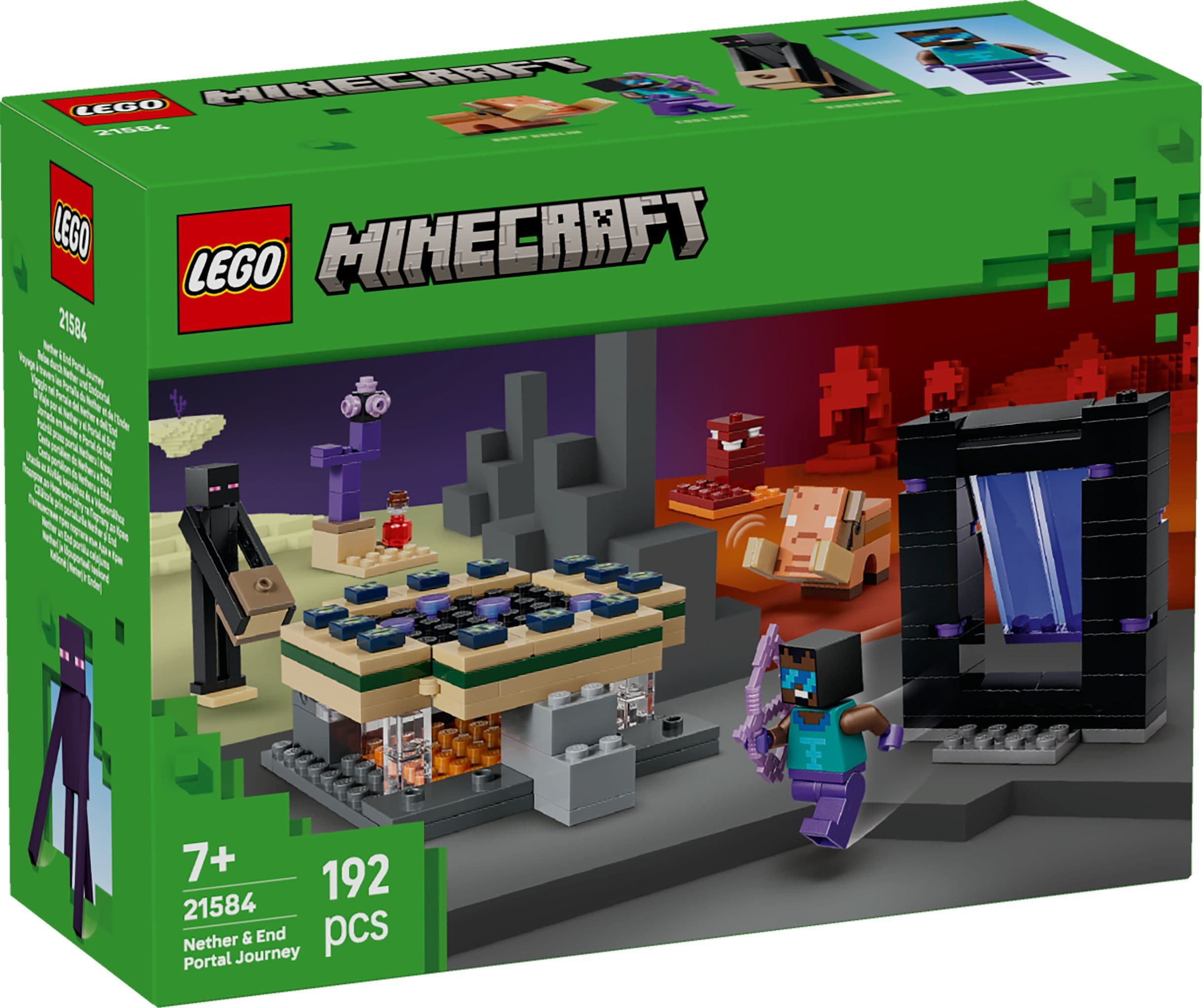 LEGO® Minecraft® 21584 Cesta portálem do Netheru a Endu