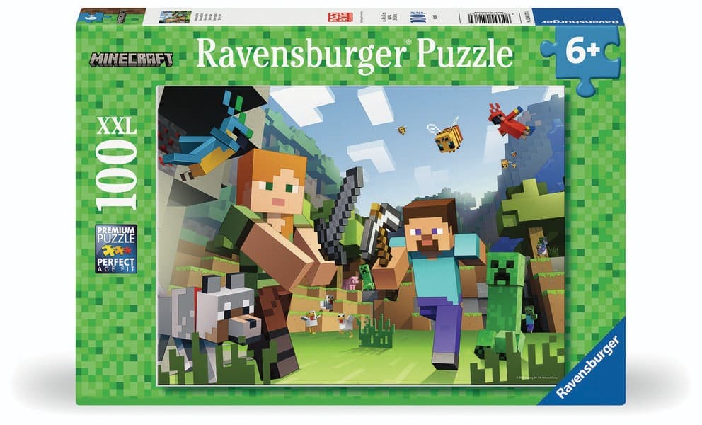 Ravensburger Puzzle 120041764 Minecraft 100 dílků