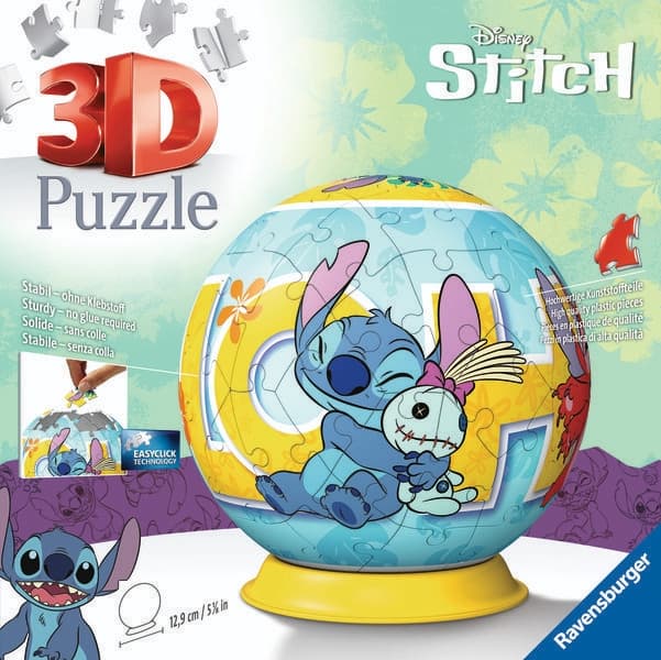 Ravensburger Puzzle 115969 Puzzle-Ball Disney: Stitch