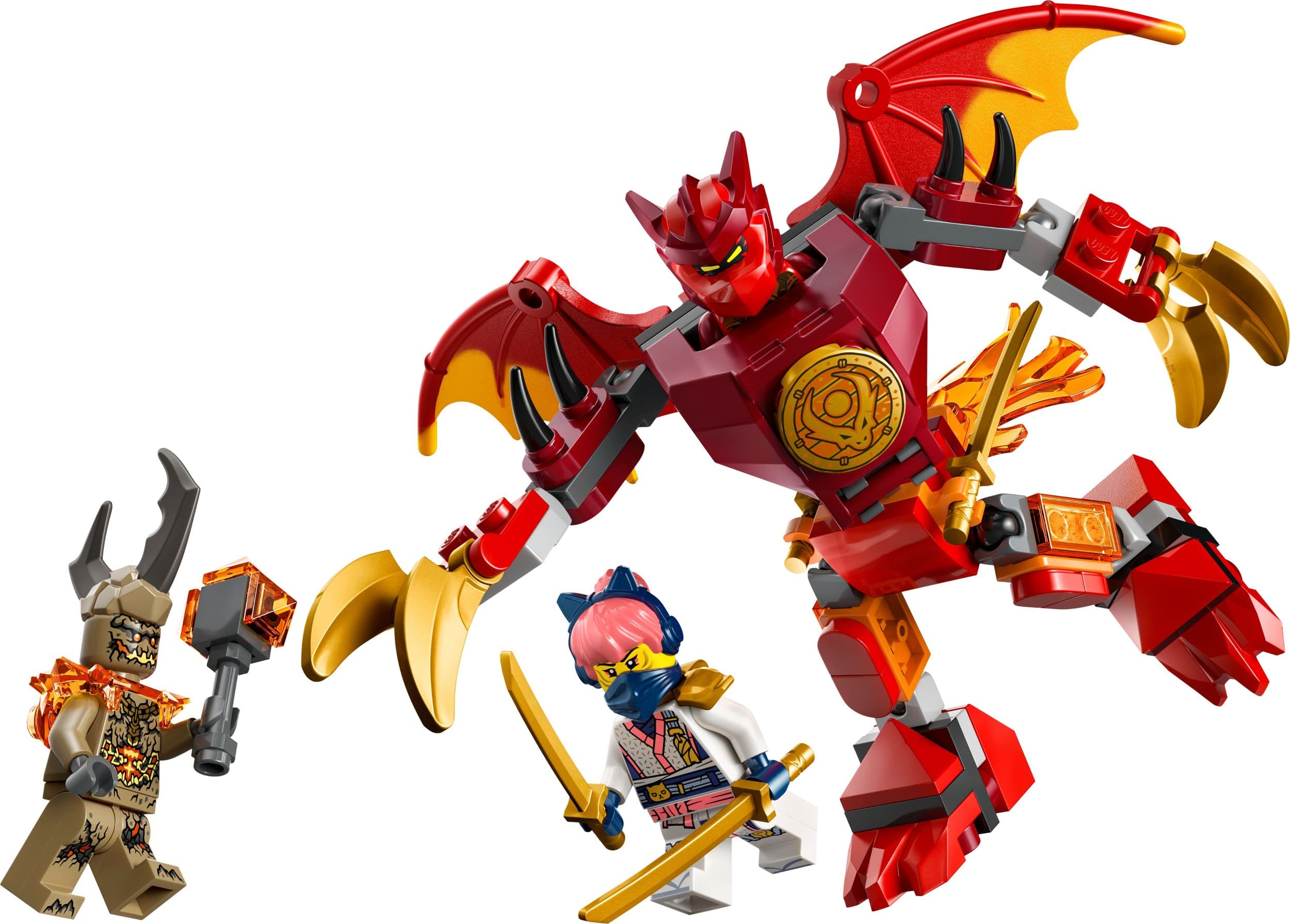 LEGO® NINJAGO® 71851 Kaiův bojový balíček s dračím oblekem
