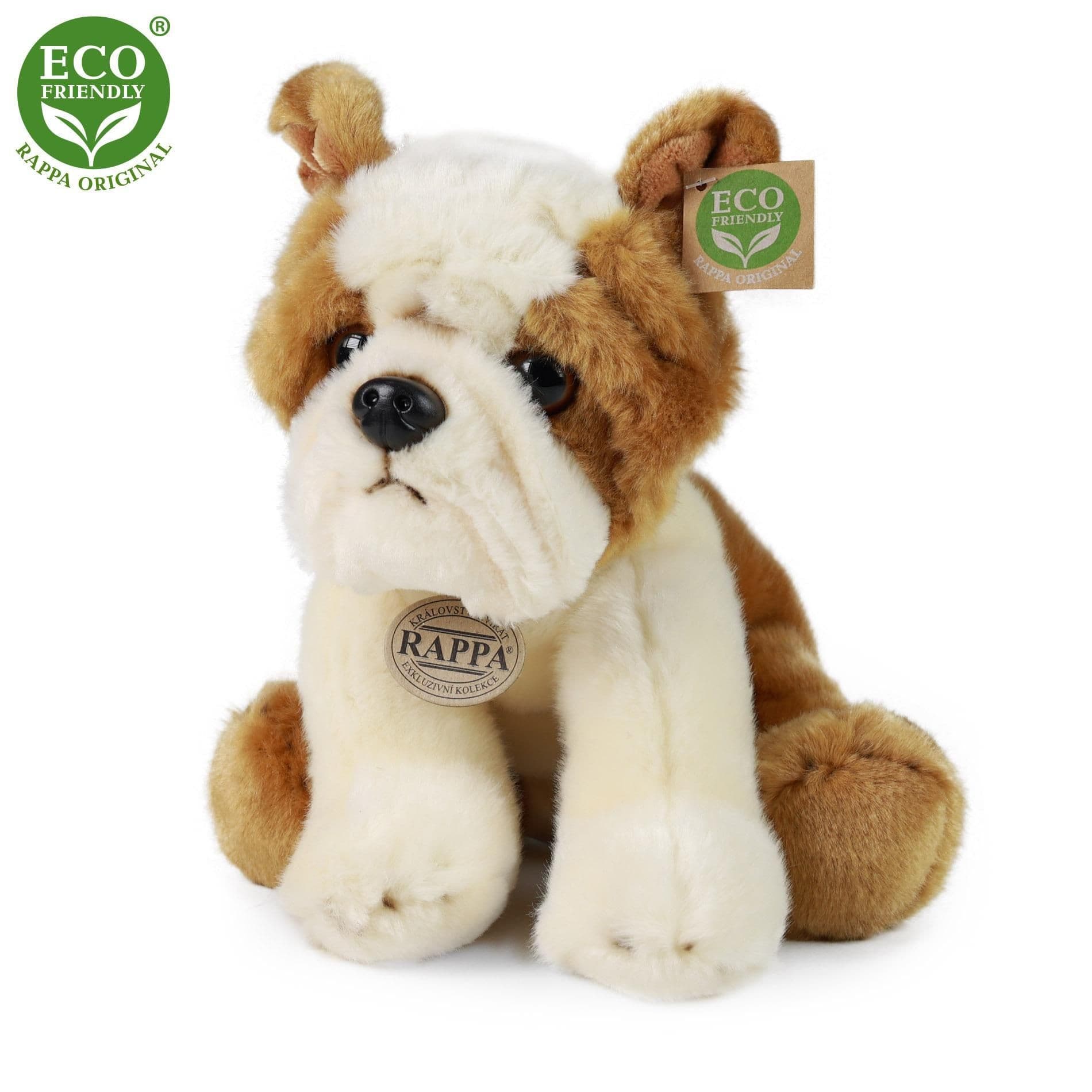 Rappa Plyšový pes buldok 26 cm ECO-Friendly