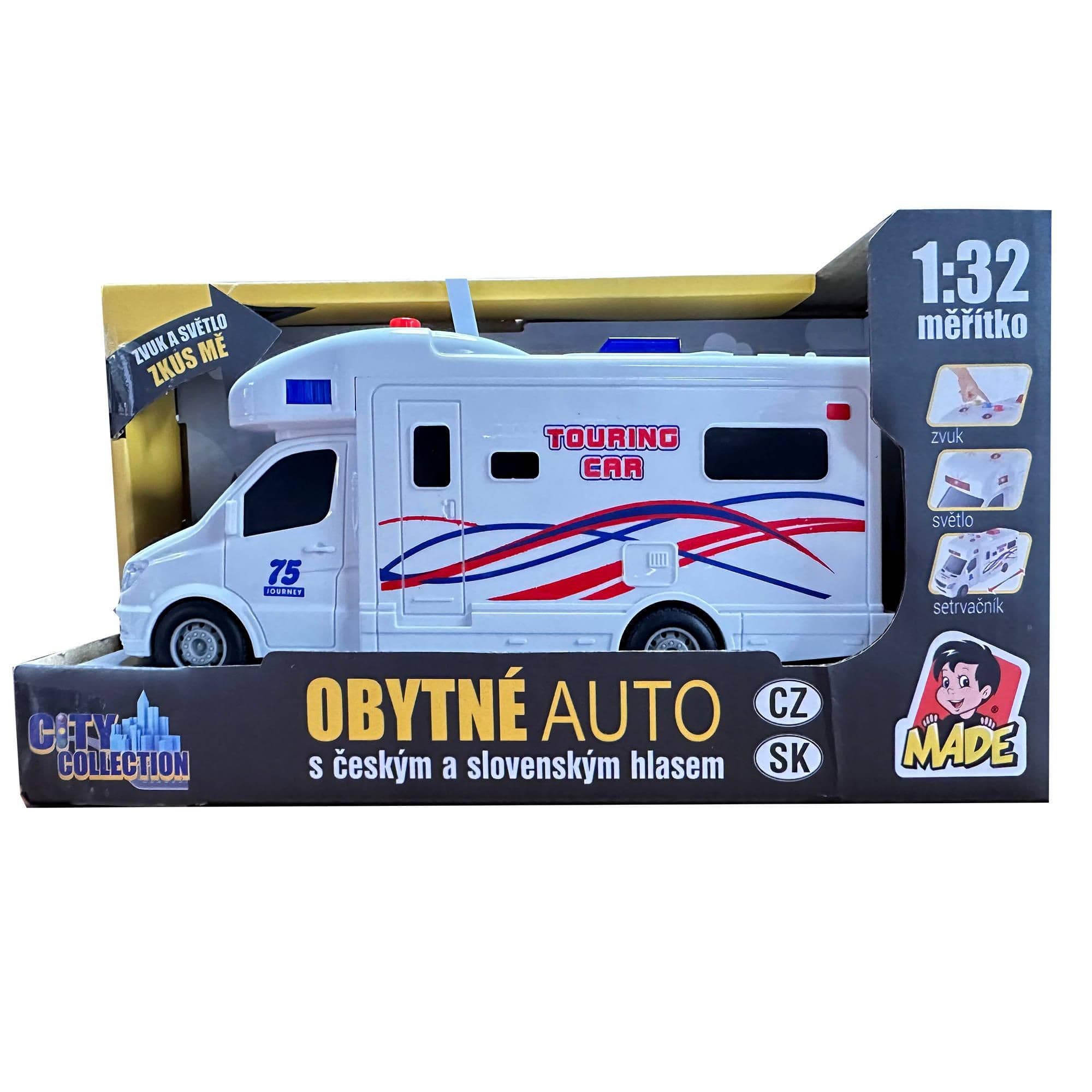 MaDe Auto karavan na setrvačník 19 cm