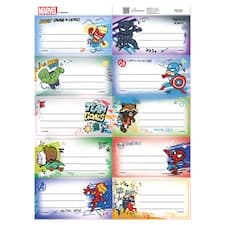 Disney Marvel nálepky na sešit