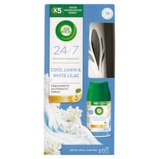Air Wick Freshmatic Difuzér a náplň do osvěžovače vzduchu vůně svěžího prádla 250ml