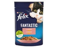 Felix Fantastic kapsička pro kočky losos v želé 85 g