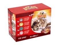 PROPESKO Kapsička hovězí/kuře/zvěřina/jehněčí pro kočky 12 x 100 g