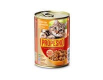 PROPESKO Konzerva pro kočky s krůtím a jehněčím 415 g