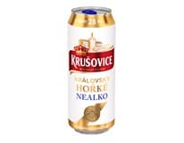 KRUŠOVICE Pivo nealkoholické 24 x 500 ml plech