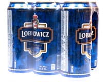 LOBKOWICZ Pivo světlé nealkoholické 24 x 500 ml plech