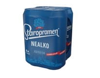 Staropramen Pivo nealkoholické 4 x 500 ml plech