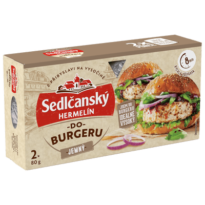 Sedlčanský Hermelín do Burgeru (2x80g)
