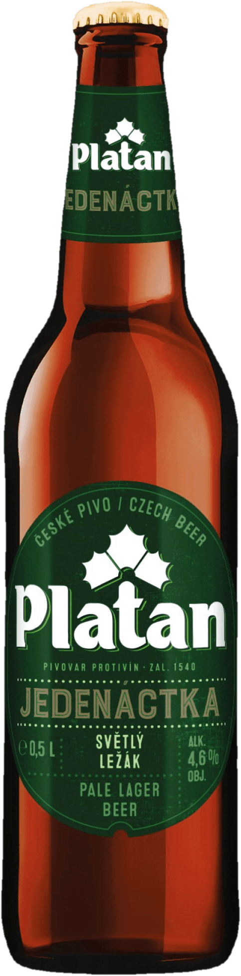 Platan Jedenáctka světlý ležák 500 ml