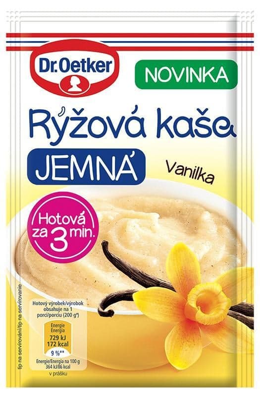 Dr. Oetker Rýžová kaše jemná vanilka