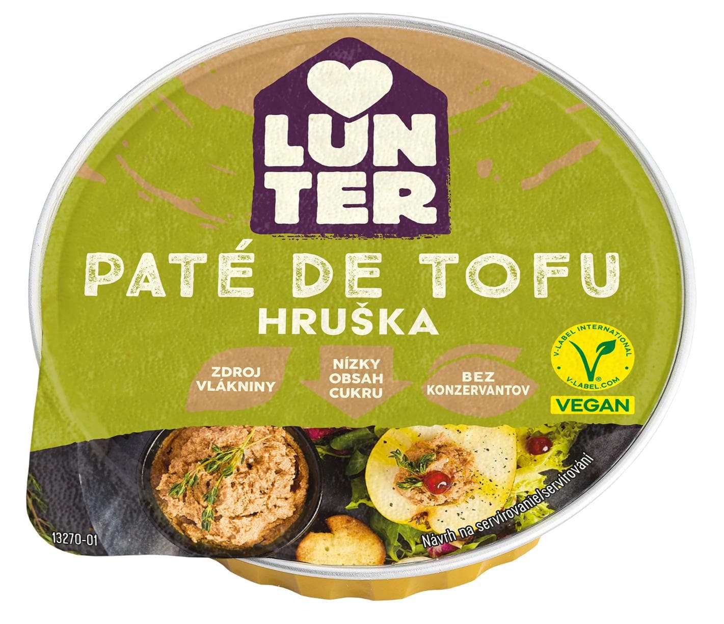 Lunter Paté de tofu hruška
