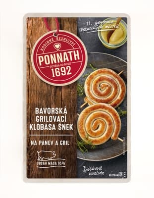 Ponnath Bavorská grilovací klobása šnek