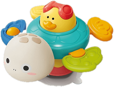 Babyono Senzorická hračka s přísavkou želva