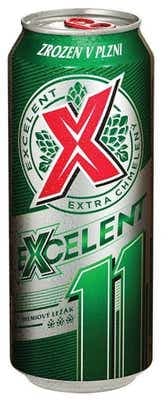 Excelent 11, speciální světlý ležák, plech