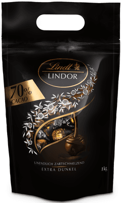 Lindt Bonboniéra Lindor Megabalení čokoládových pralinek hořká čokoláda
