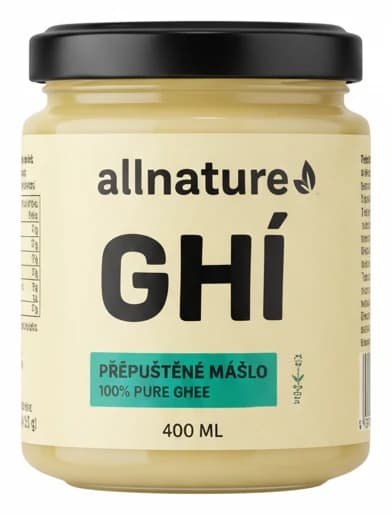 ALLNATURE Ghí přepuštěné máslo