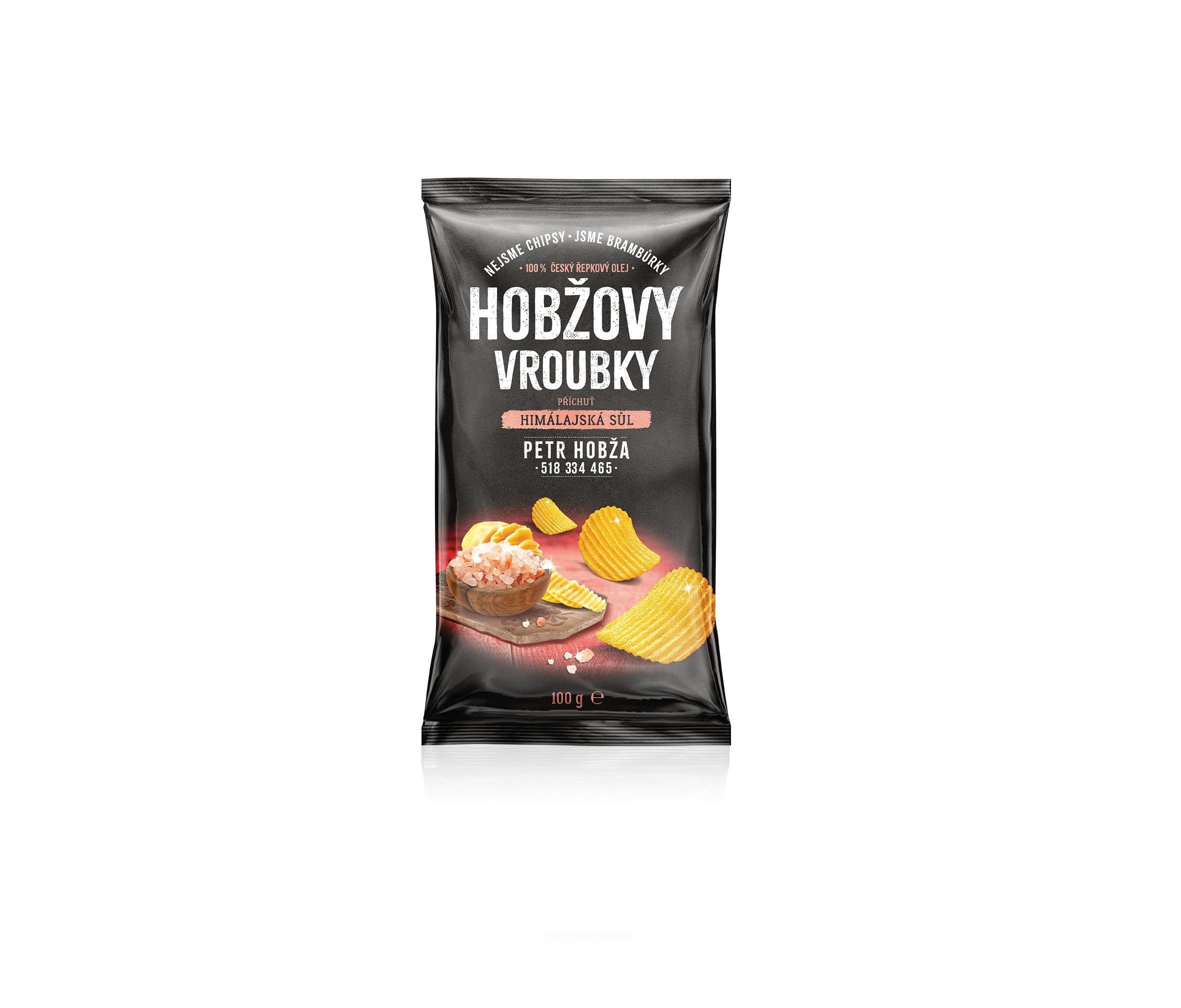 Hobžovy Vroubky himálajská sůl 100g