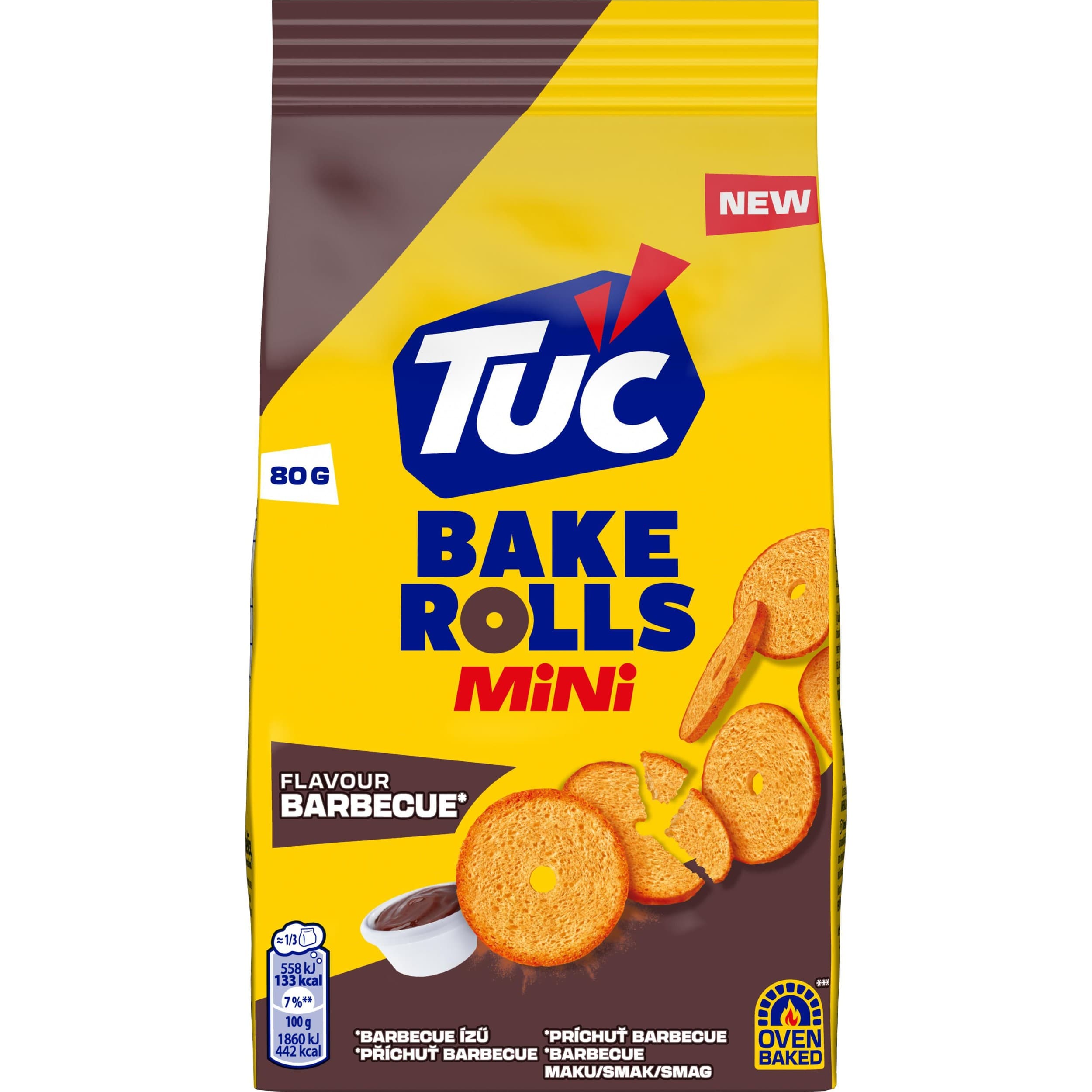 Tuc Bake Rolls Mini BBQ 80g
