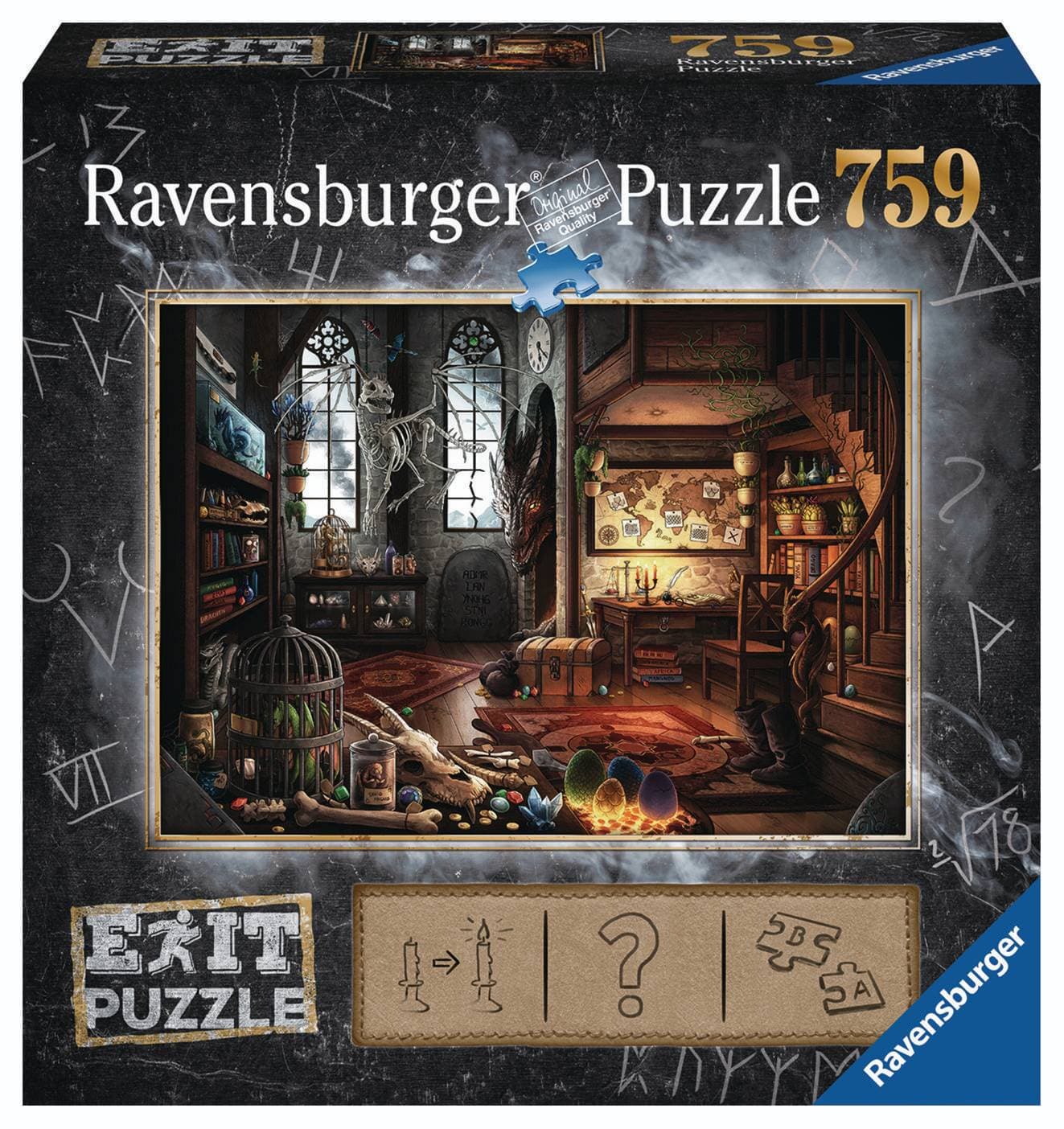 Ravensburger Exit Puzzle: Dračí laboratoř 759 dílků 199549