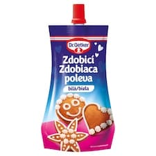 Dr. Oetker Zdobicí poleva bílá 140g