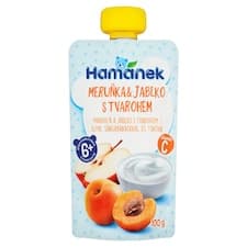 Hamánek Meruňka & jablko s tvarohem 100g