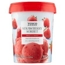 Mražený krém sorbet jahodový 500ml