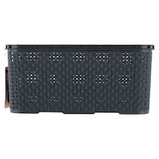 BranQ Anthracite košík s ratanovým efektem 7 l