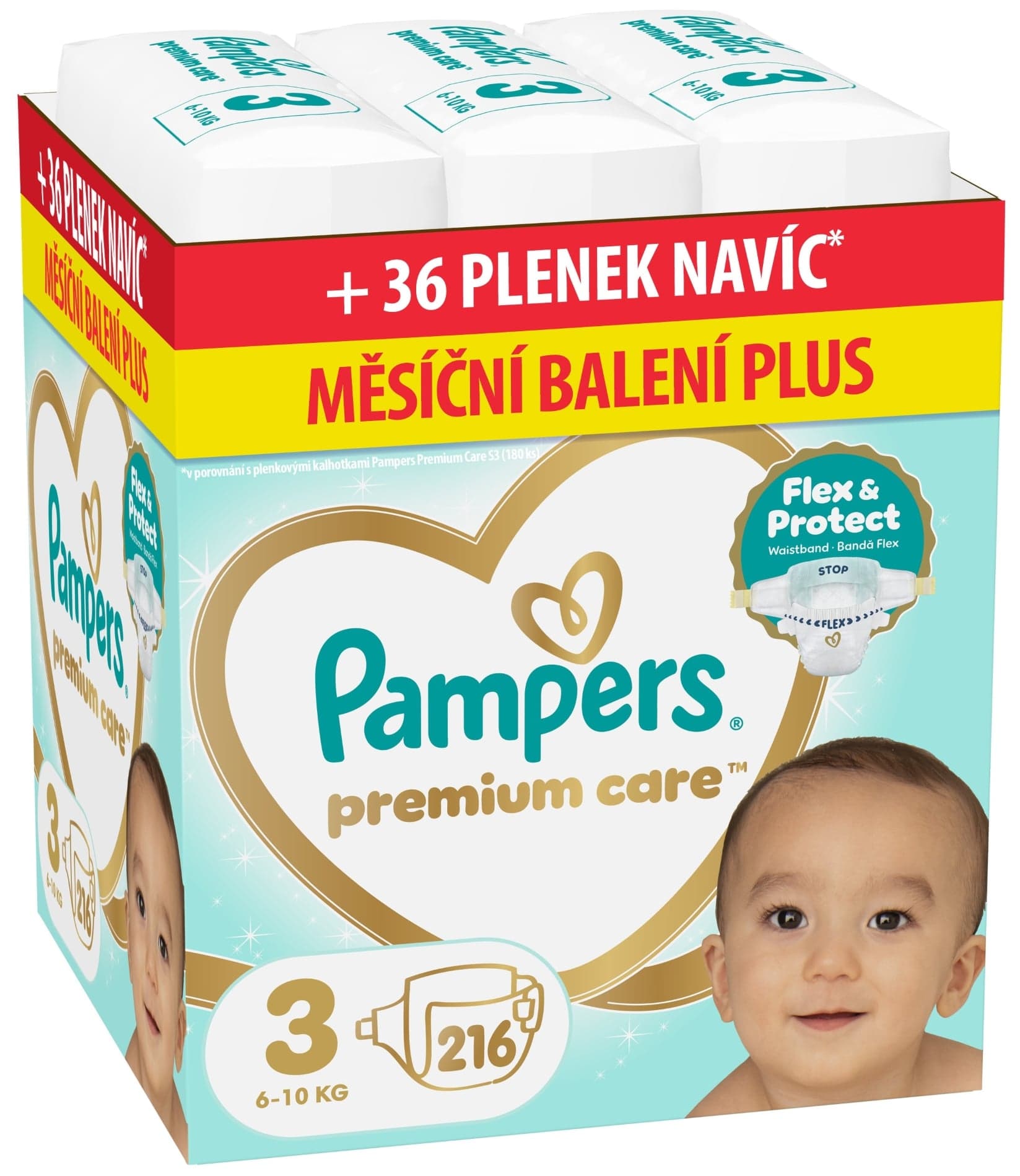Pampers Premium Care jednorázové plenky 3 (6–10 kg)