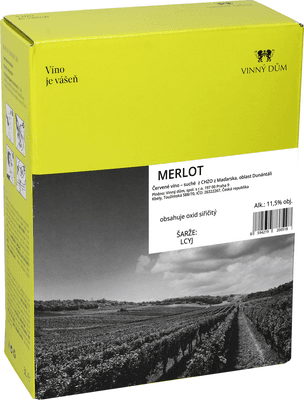 Vinný dům Bzenec Merlot BiB
