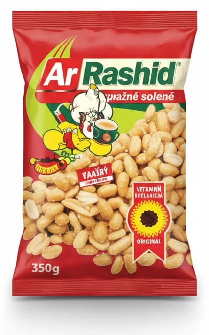 Arašídy pražené solené 350g