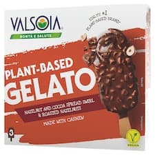 Valsoia Mražený krém na bázi rostlinných složek s čokoládovou polevou 390ml