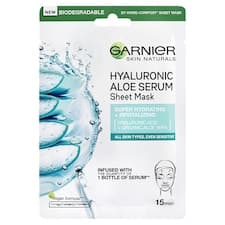 Garnier Skin Naturals revitalizující textilní maska Hyaluronic Aloe, 28 g
