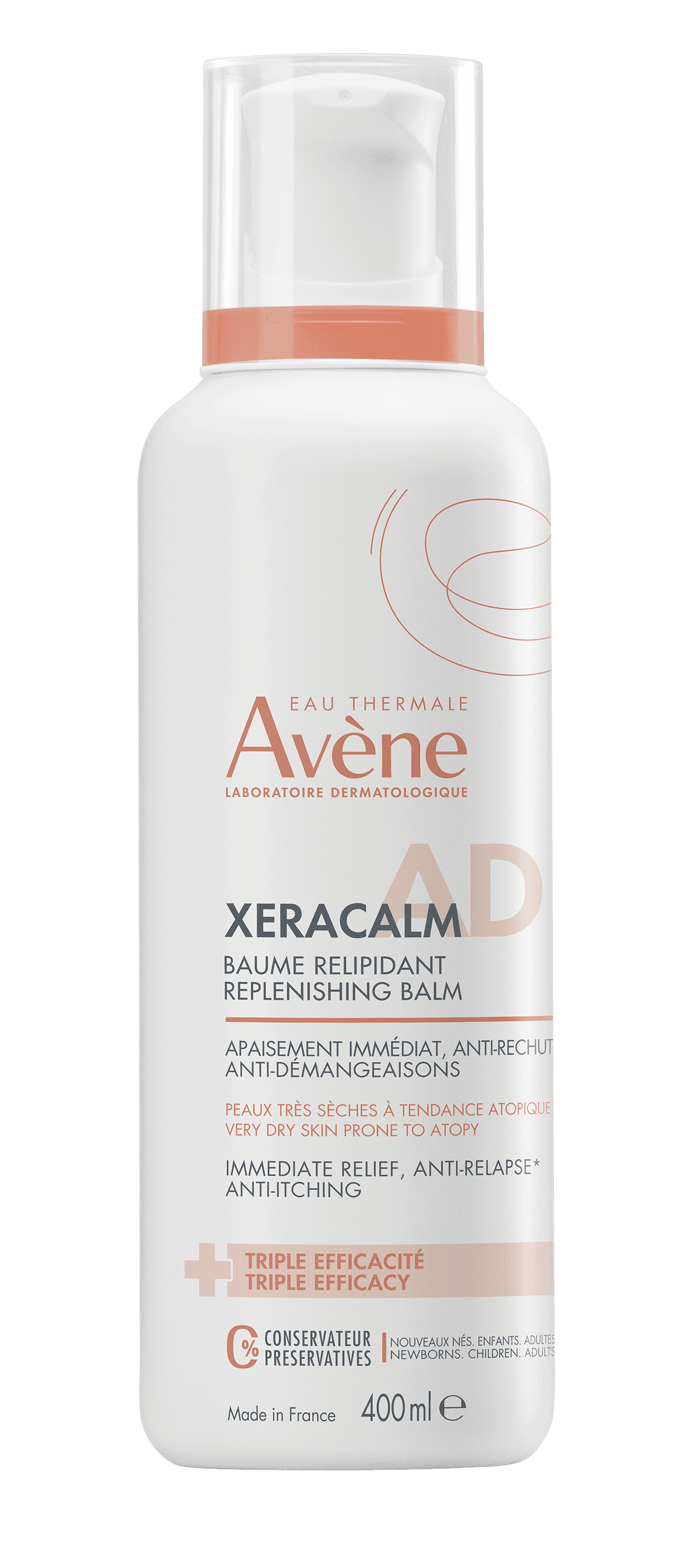 AVENE XeraCalm A.D. Relipidační balzám 400ml