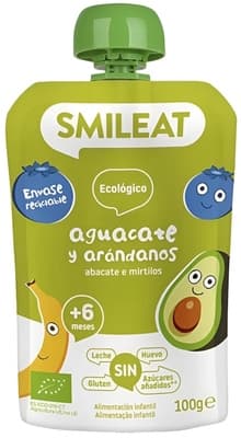 Smileat BIO Kapsička banán, borůvky, avokádo